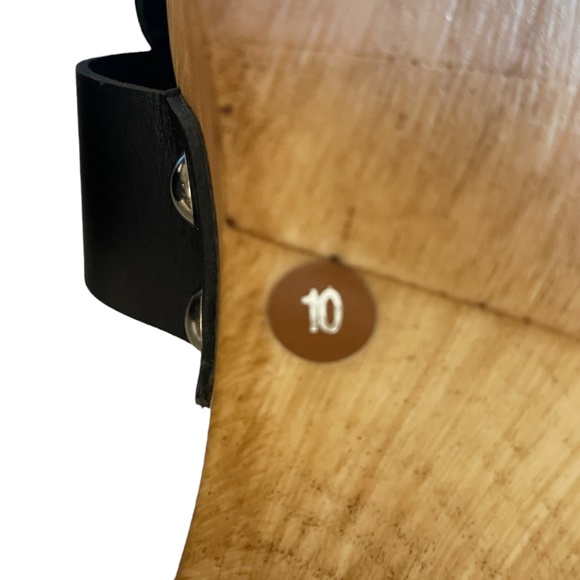 Steve Madden Masha Wood Block‎ Platform Heel Leather Ankle Strap Sandal Size 10 - Picture 7 of 7